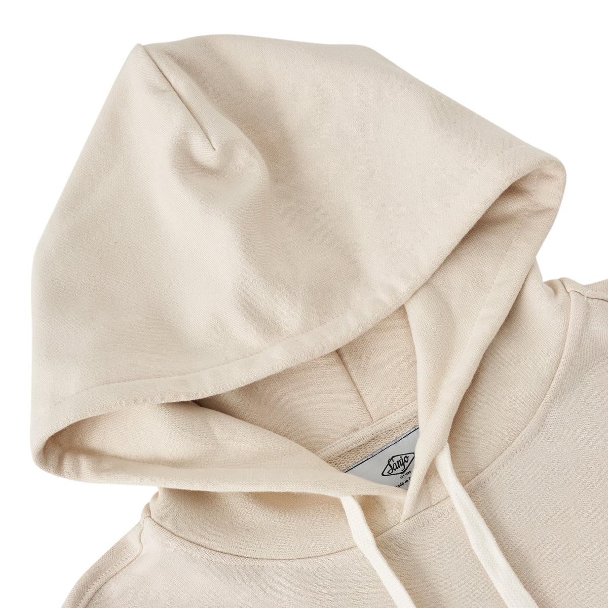 Sudadera con capucha Sanjo Retro Sportswear // Crudo