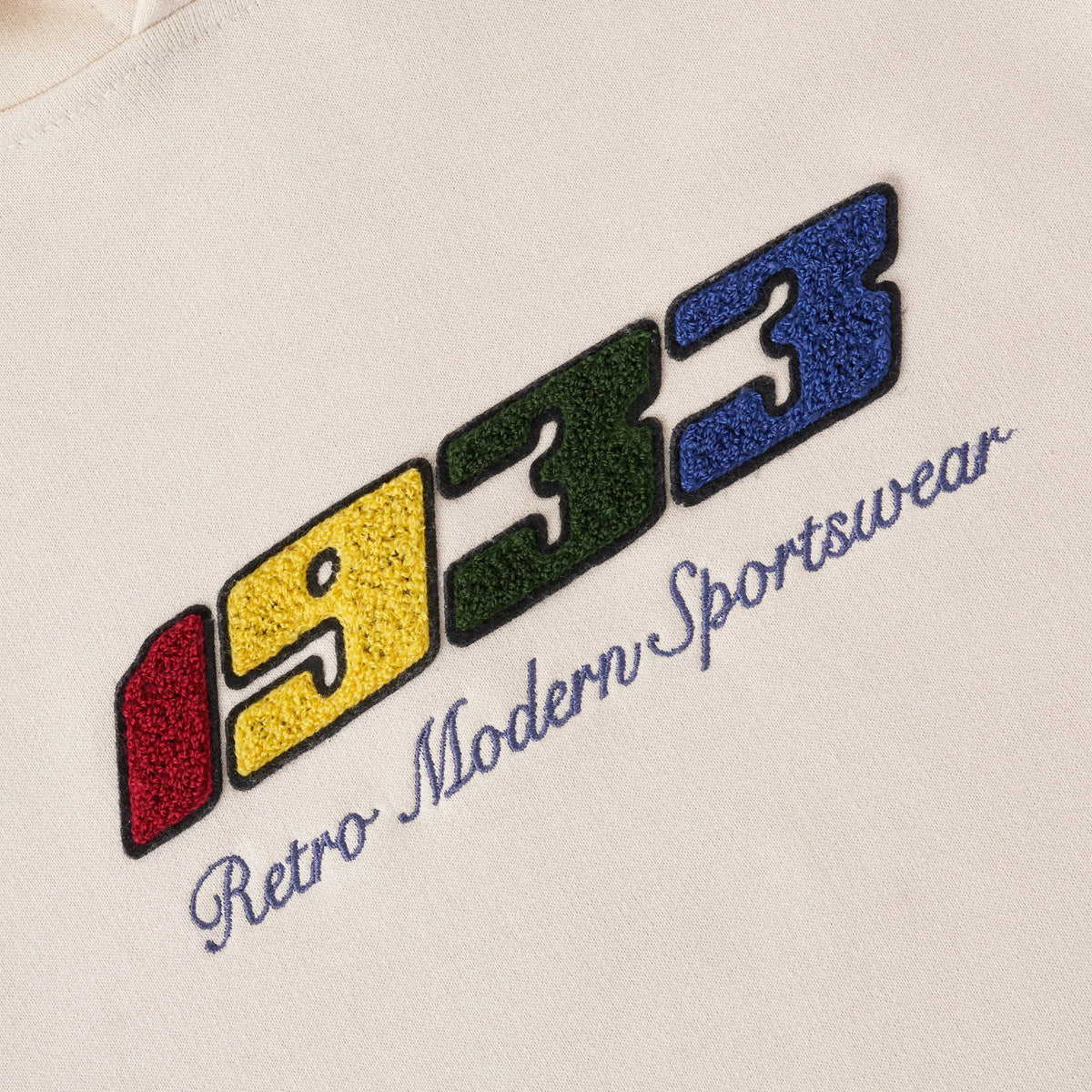Sudadera con capucha Sanjo Retro Sportswear // Crudo