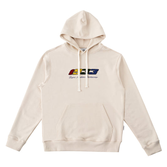 Sanjo Retro Sportswear Hoodie // Ecru