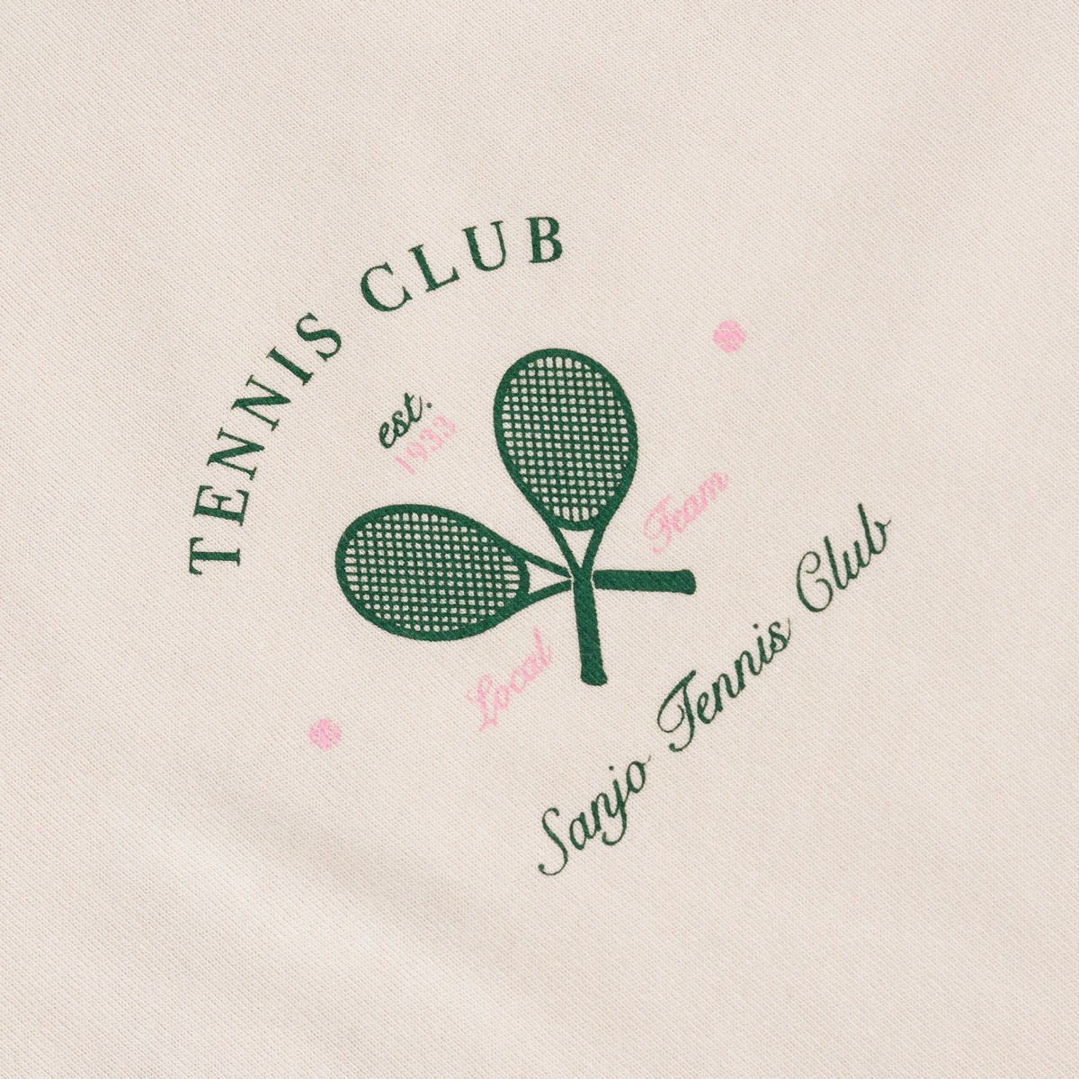 Sanjo Tennis Club // Ecru T-Shirt
