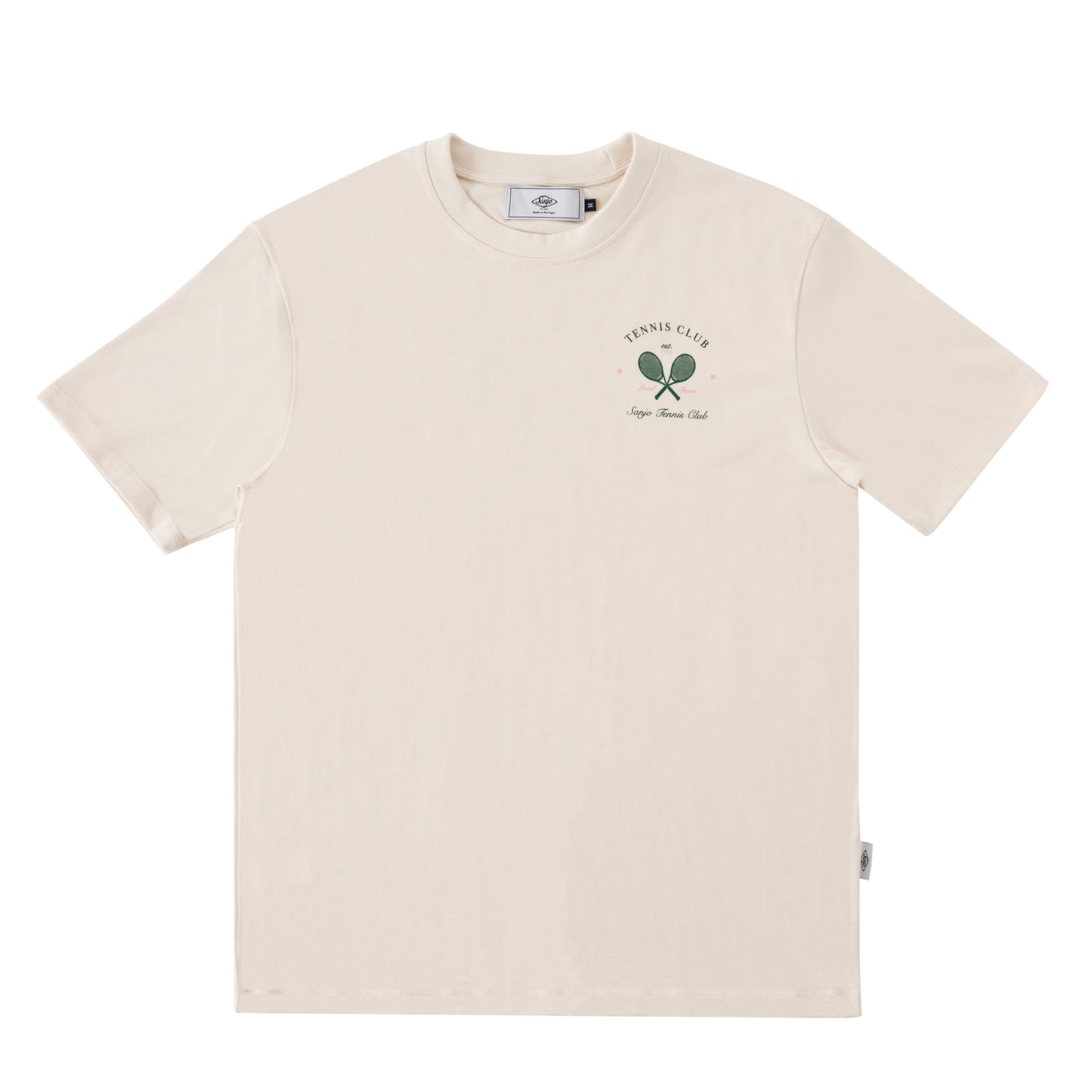 Sanjo Tennis Club T-shirt // Ecru