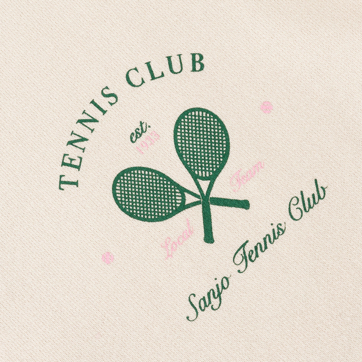 Sanjo Tennis Club Sweat // Ecru