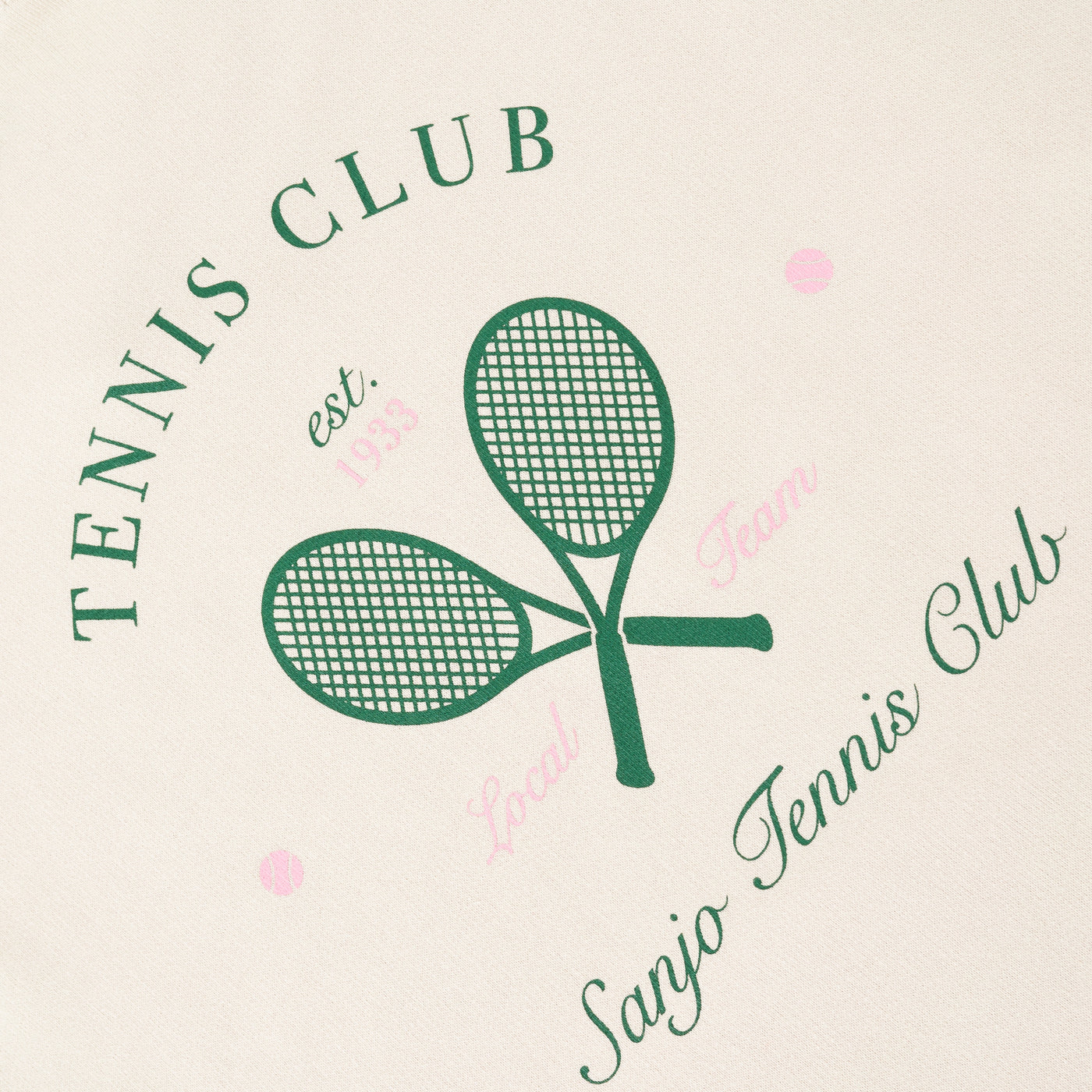 Sanjo Tennis Club Sweat // Ecru