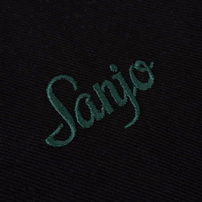 Sanjo Workwear Washed Jacket // Black & Bottle