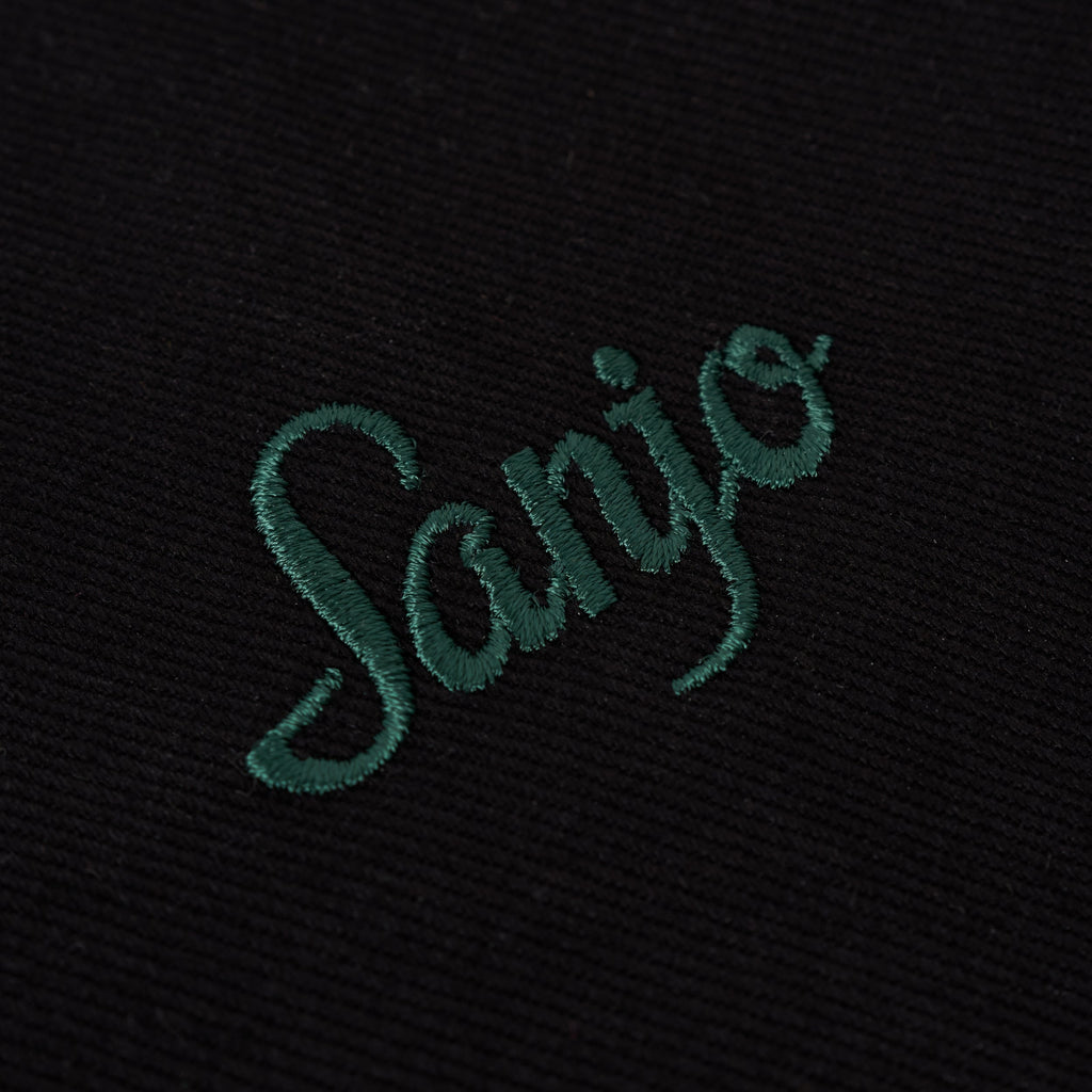 Sanjo Workwear Washed Jacket // Preto & Verde
