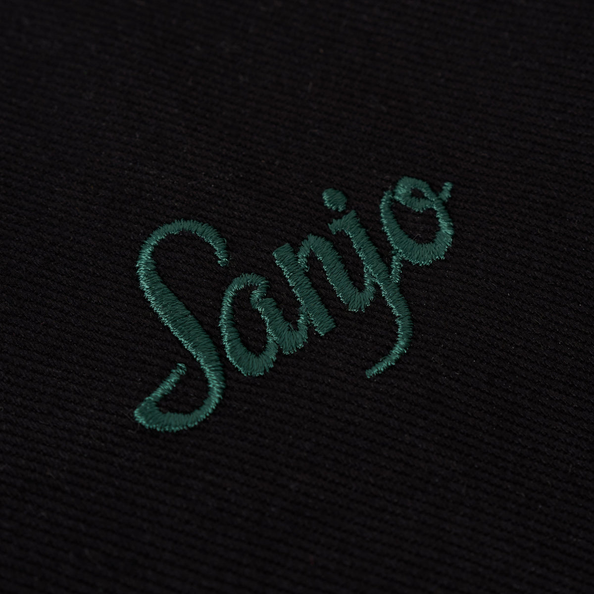 Sanjo Workwear Washed Jacket // Preto & Verde