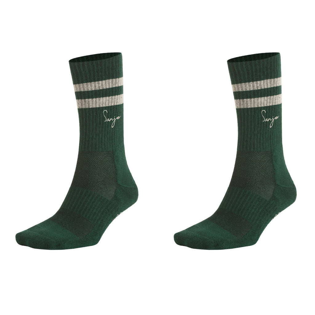 Sanjo Still Fresh Socks // Grün & Ecru Pack