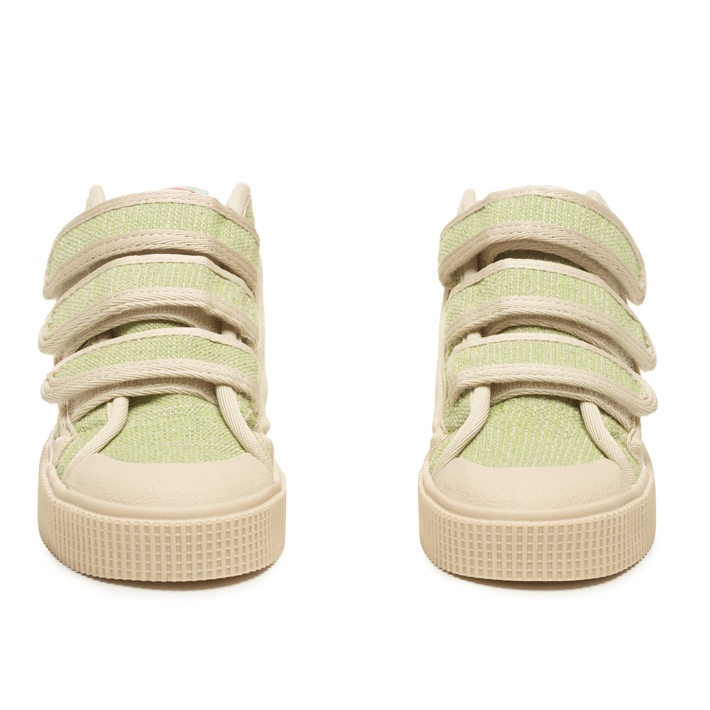 Sanjo Kids V100 Linen // Pistacho