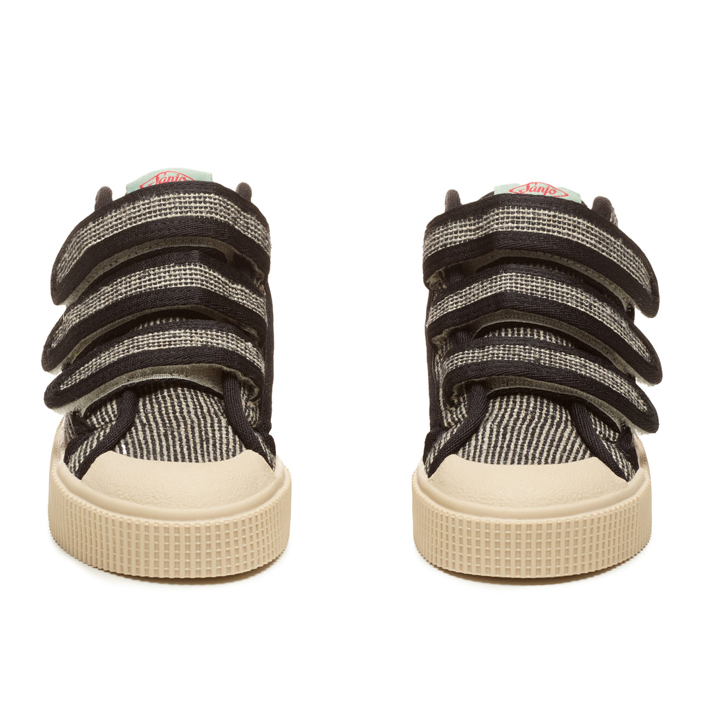 Sanjo Kids V100 Linen // Black