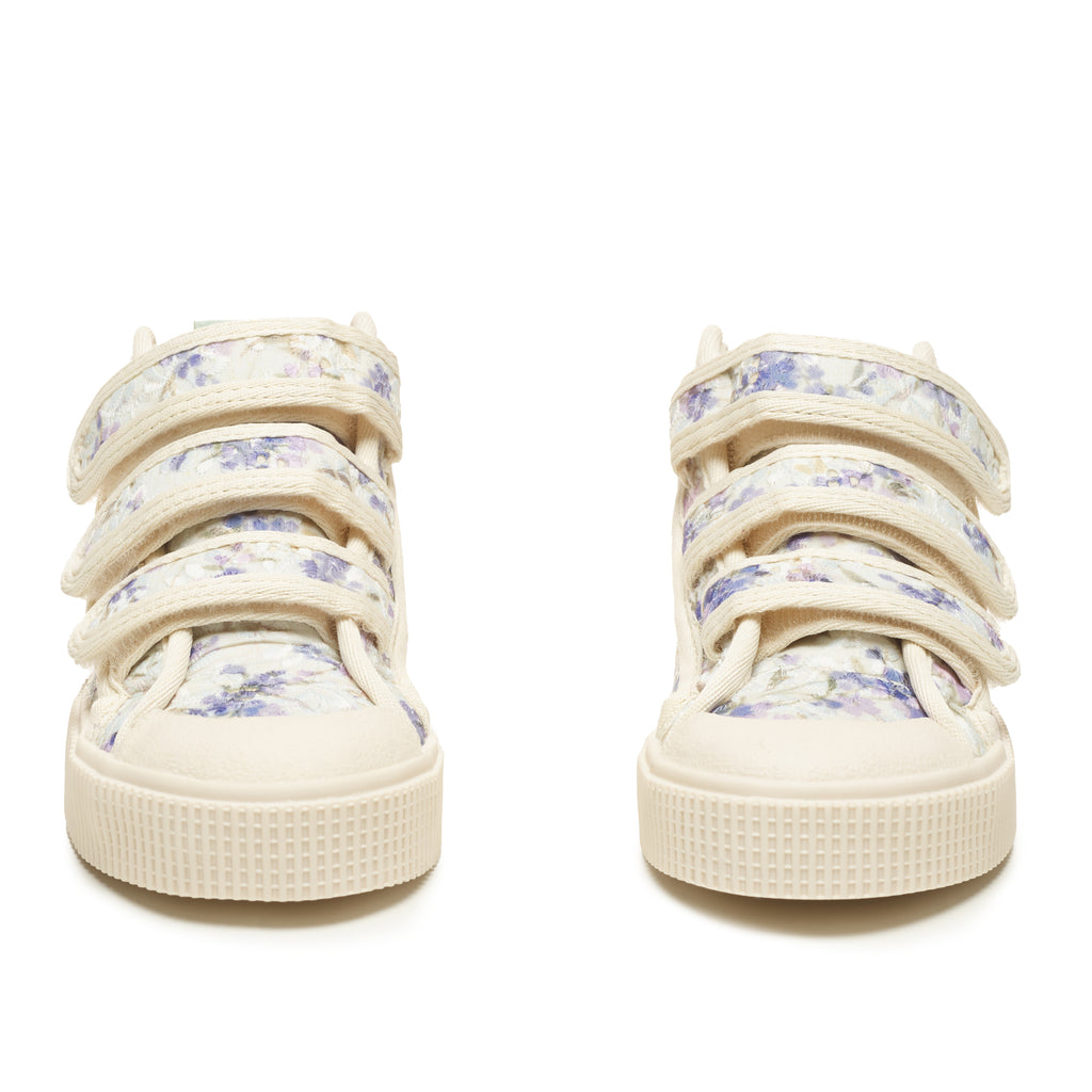 Sanjo Kids V100 Wild Flowers // Ecru Lilac