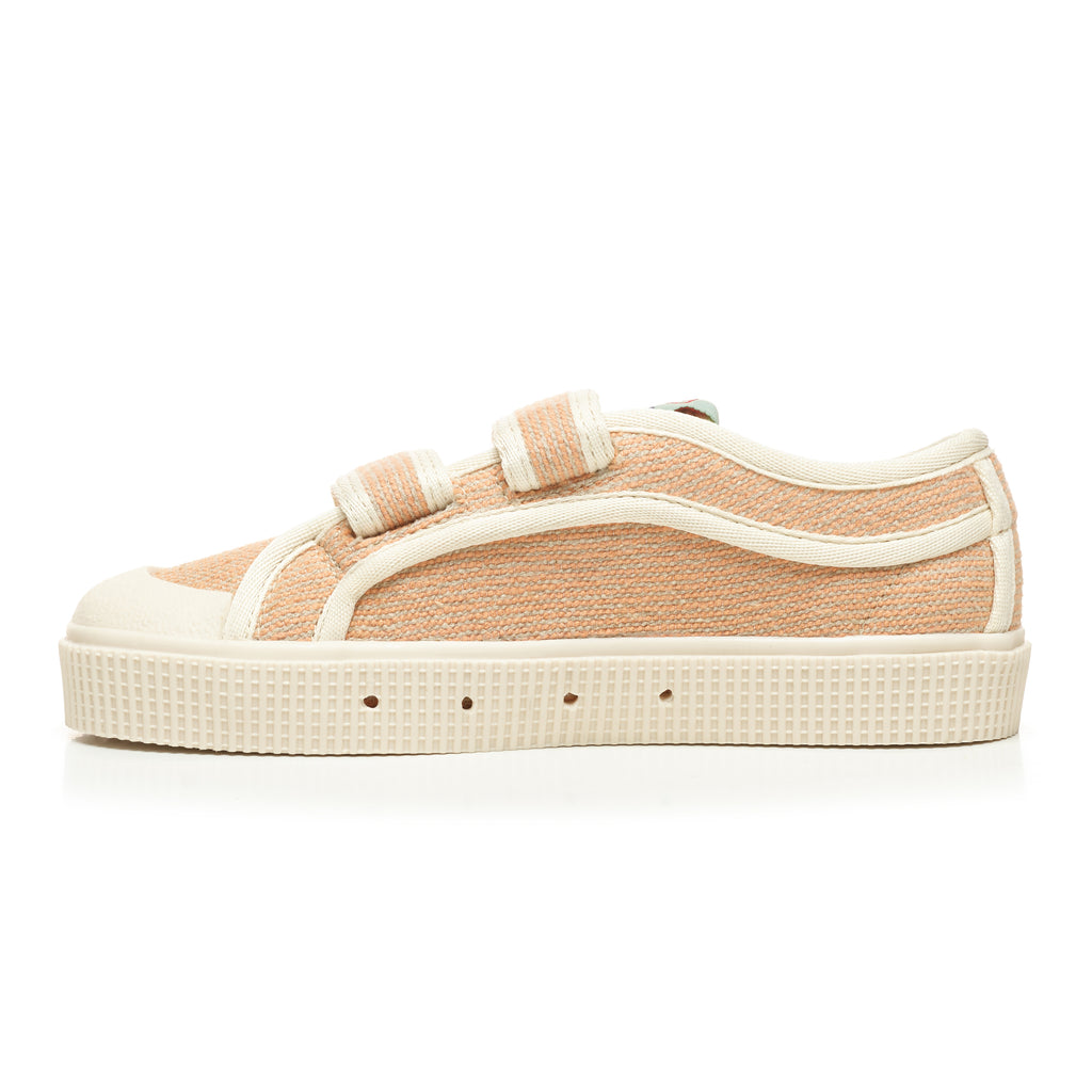 Sanjo Kids V200 Linen // Nude