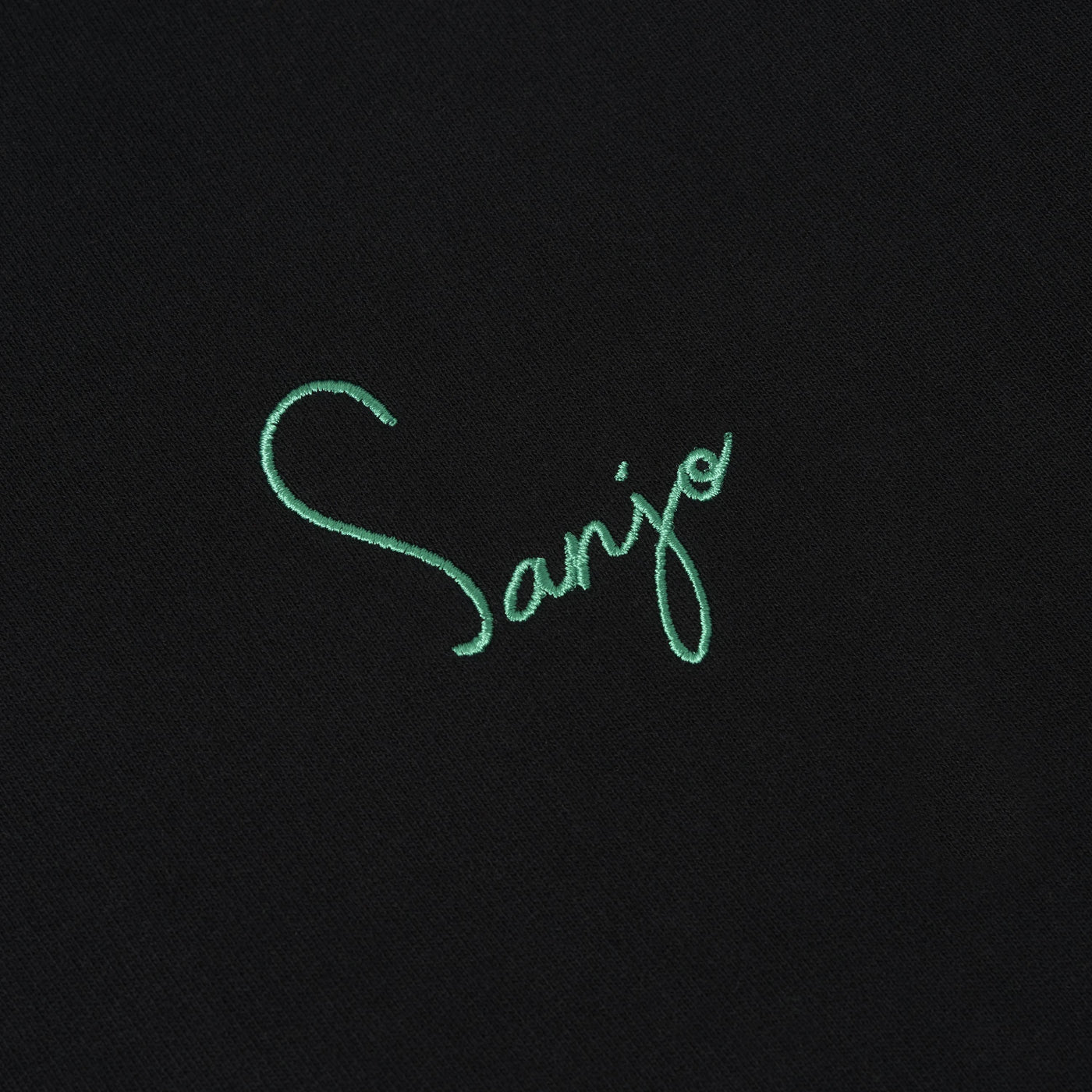 Sanjo 1954 Logo Colorblock Hoodie // Black