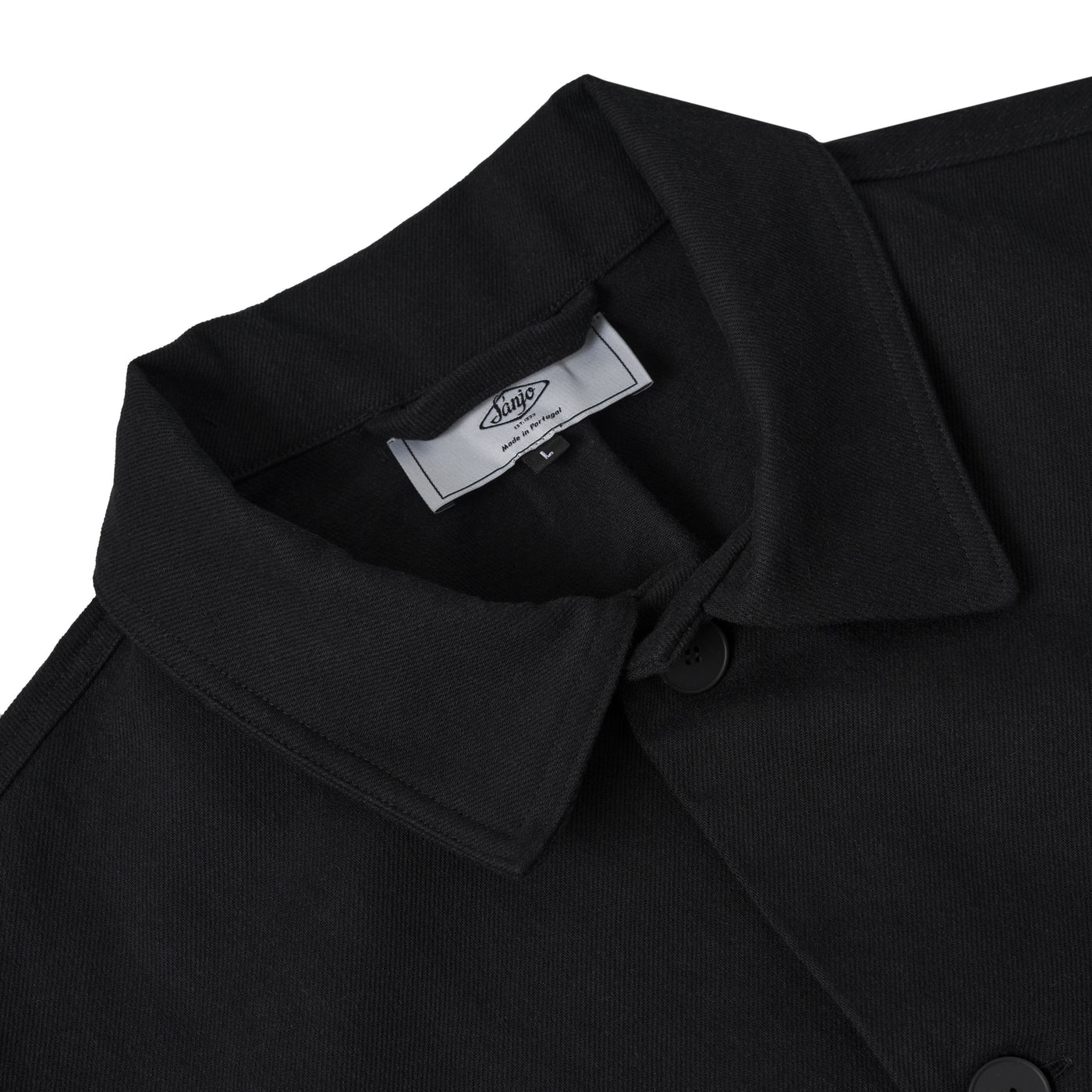 Sanjo Button Coat V2 // Black