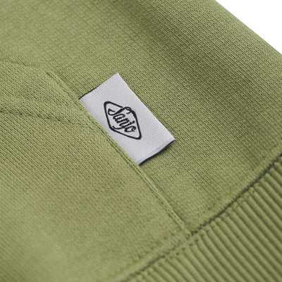 Sanjo Logo Hoodie // Green