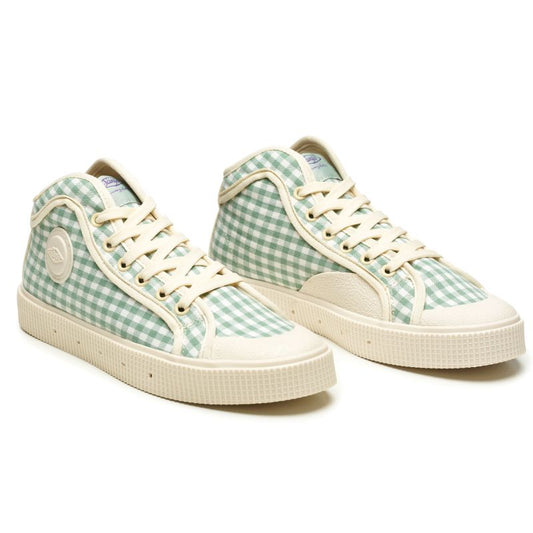 Sanjo K100 Vichy // Pastel Green