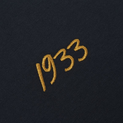 Sanjo 1933 Embroidery T-Shirt // Navy