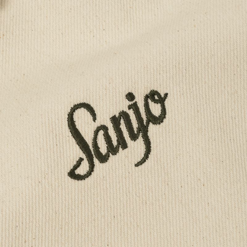 Sanjo Embroidery Retro Coat // Ecru