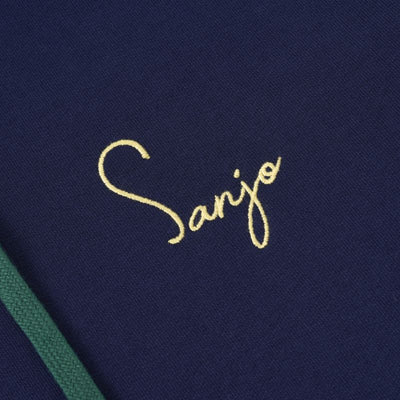Sanjo 1954 Logo Multicolor Hoodie // Navy