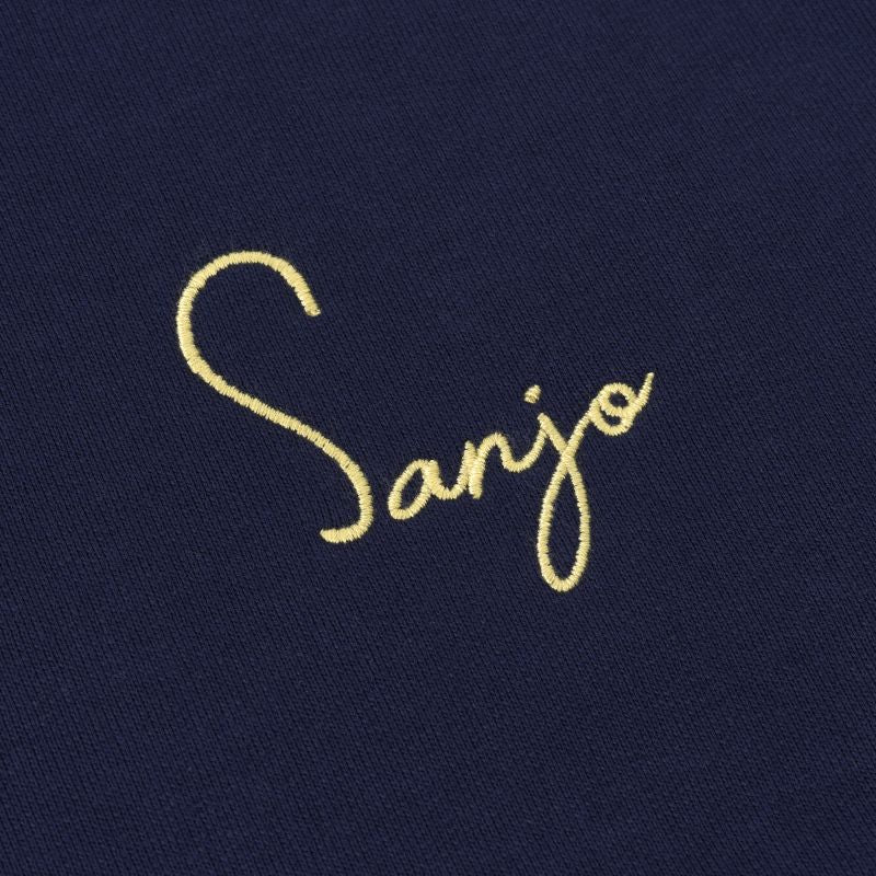 Sanjo 1954 Logo Multicolor Sweat  // Navy