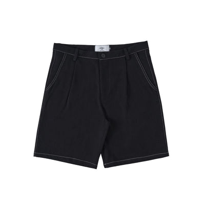 Sanjo Contrast Work Shorts // Black