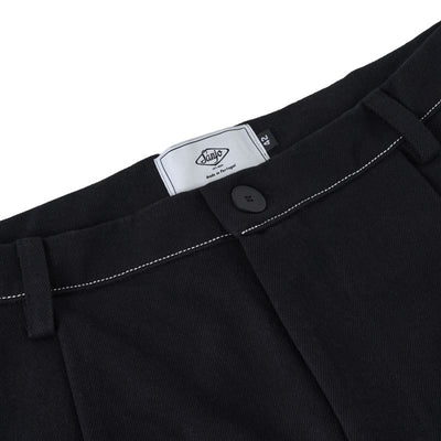 Sanjo Contrast Work Shorts // Black