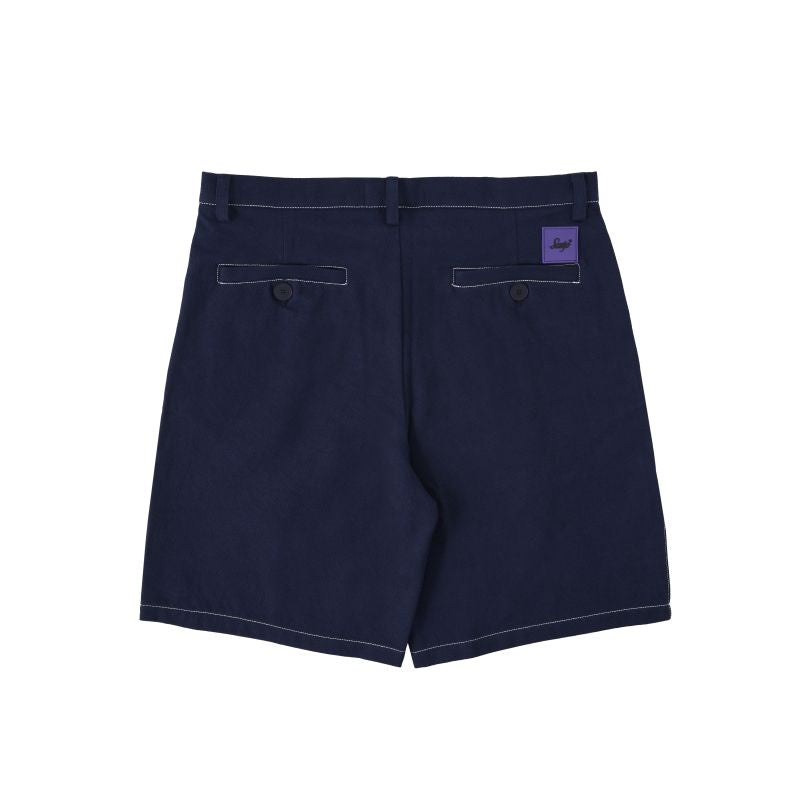 Sanjo Contrast Work Shorts // Navy